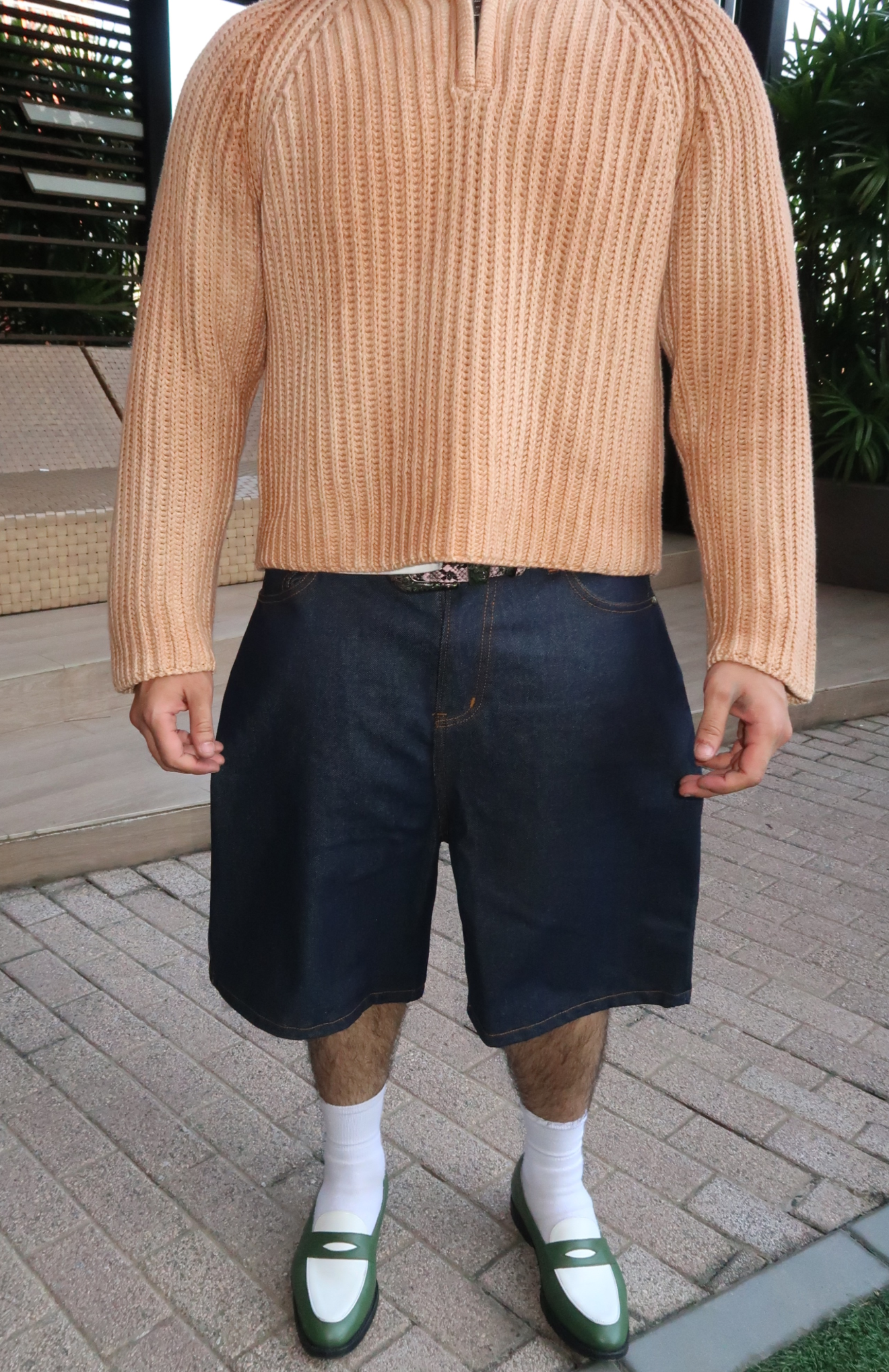 Candy Man Raw Short Denim