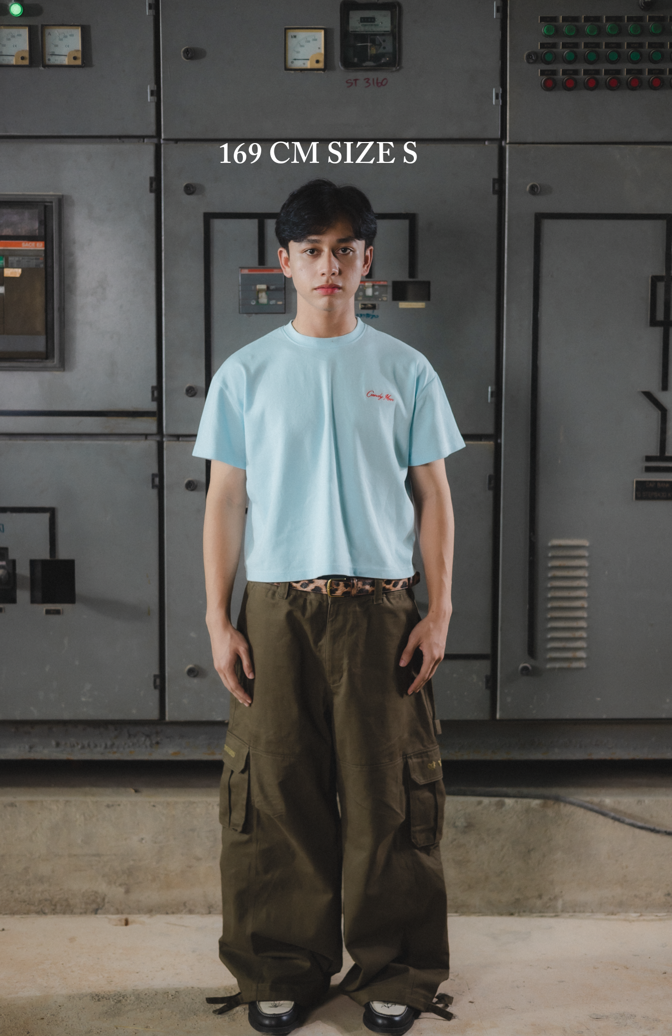 Candy Man Sky Blue Boxy T-shirt