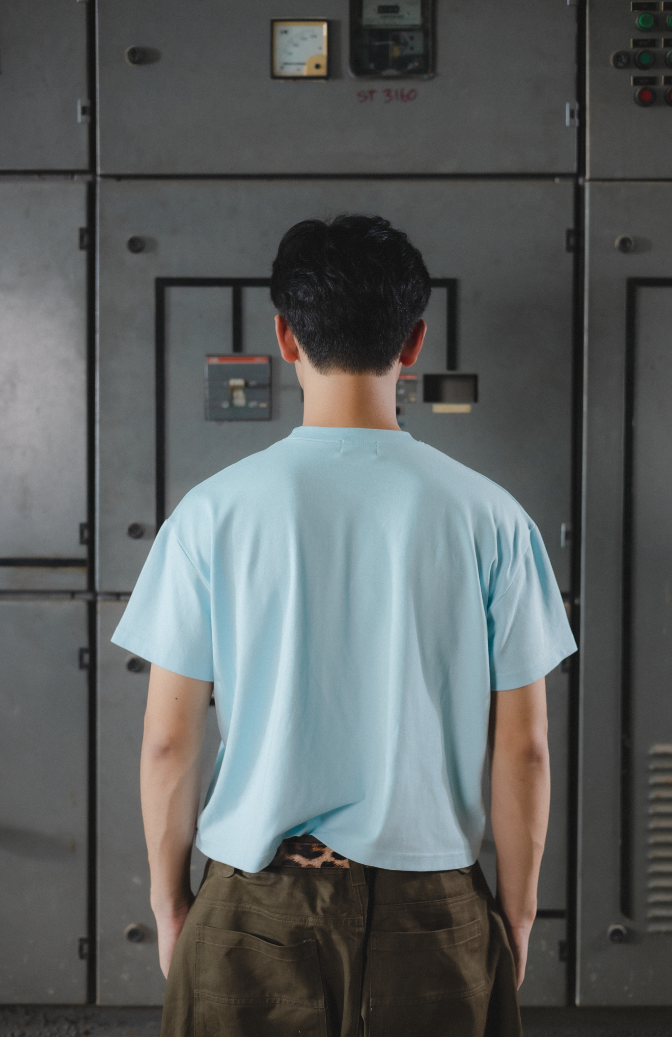 Candy Man Sky Blue Boxy T-shirt