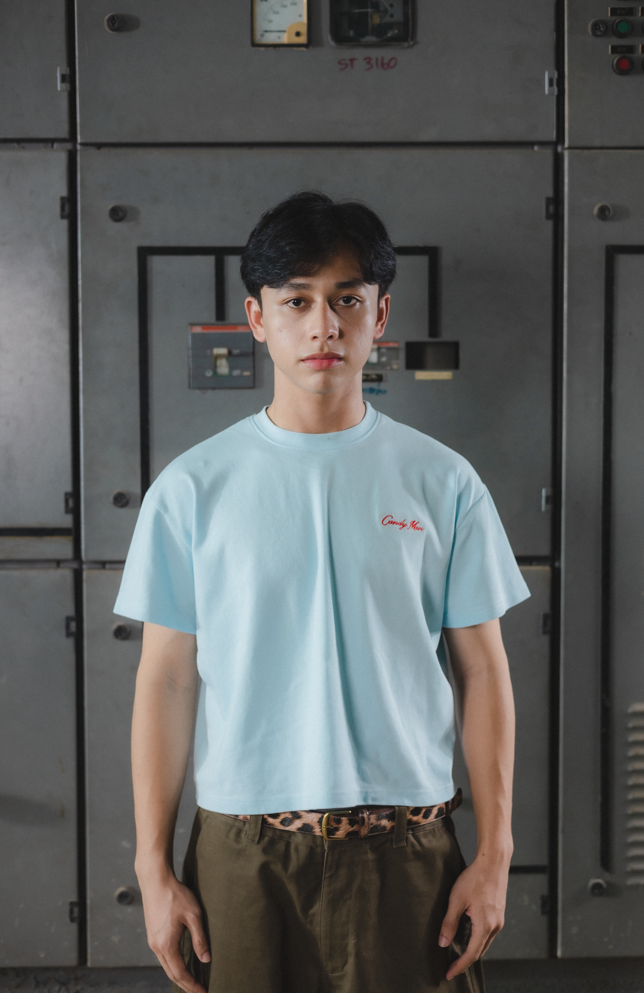 Candy Man Sky Blue Boxy T-shirt