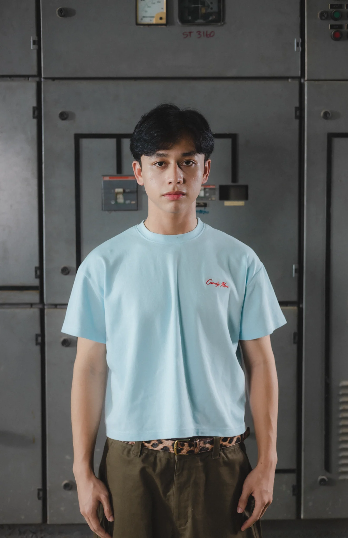 Candy Man Sky Blue Boxy T-shirt
