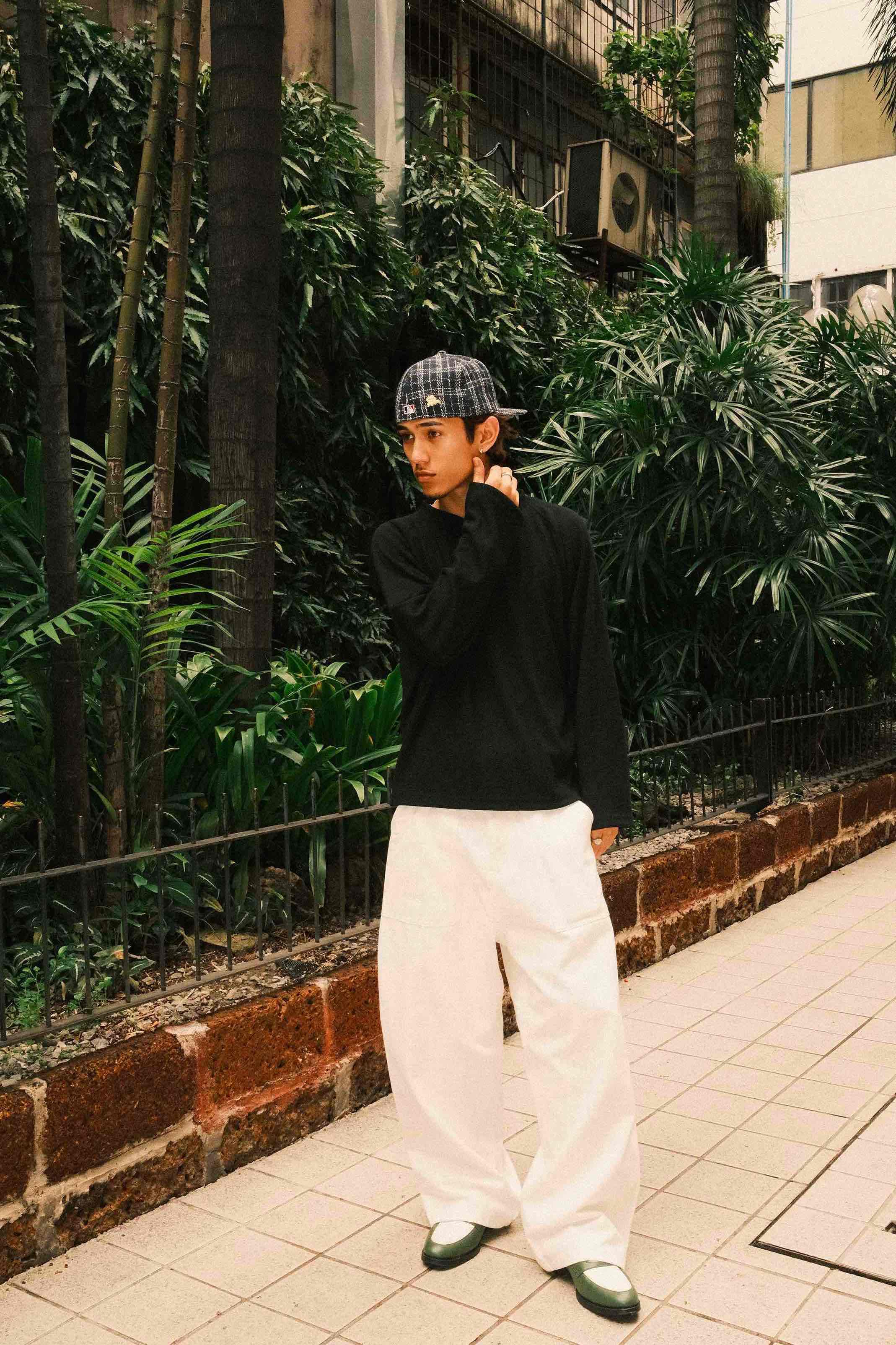 Candy Man BLACK HENLEY LONGSLEEVE