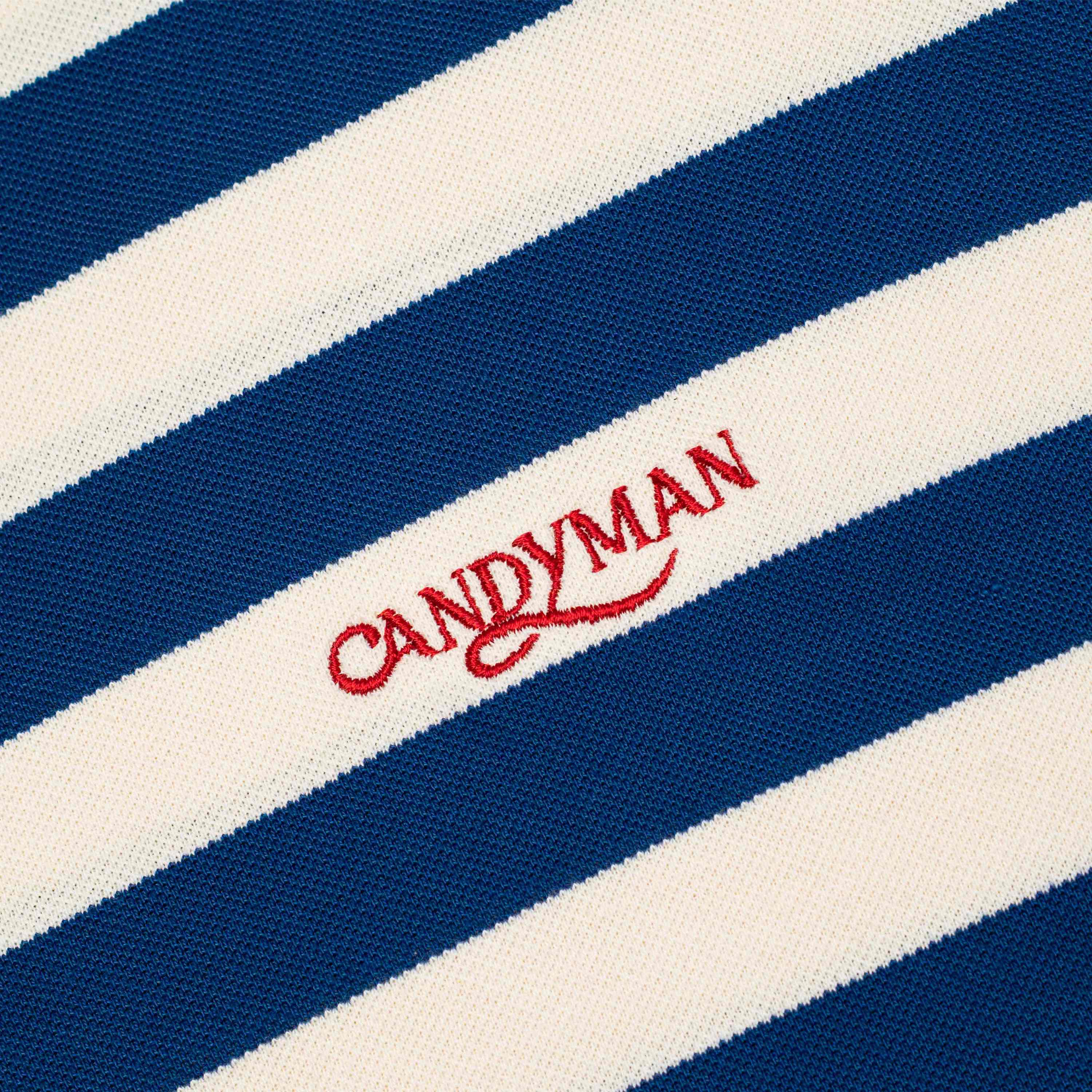 Candy Man NAVY STRIPE POLO