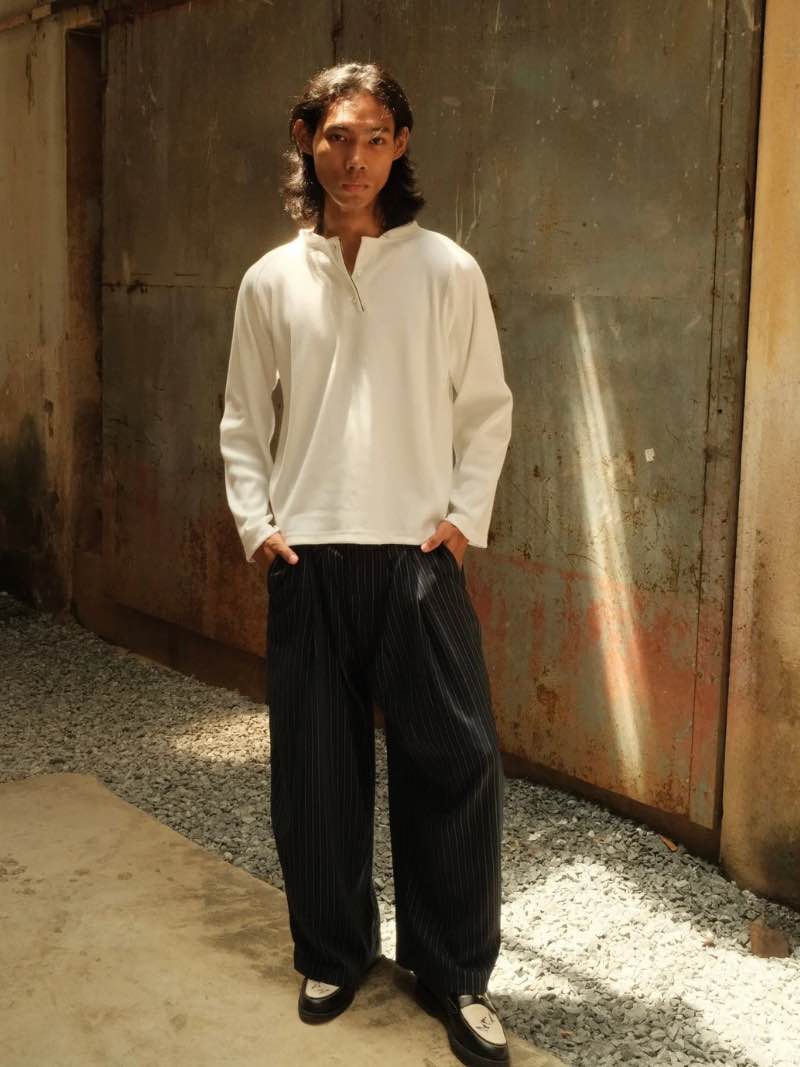 Candy Man PINSTRIPES PLEATED PANT