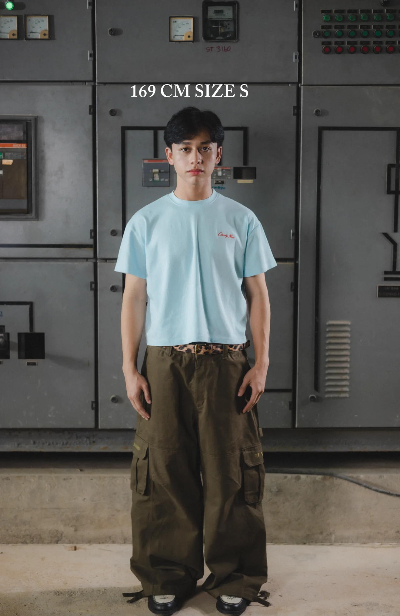 Candy Man Sky Blue Boxy T-shirt