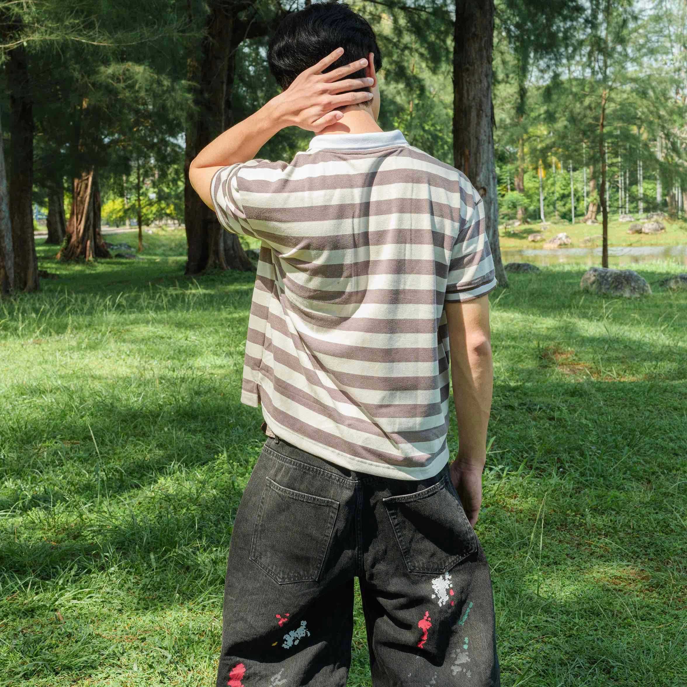 Candy Man BROWN PINK POLO