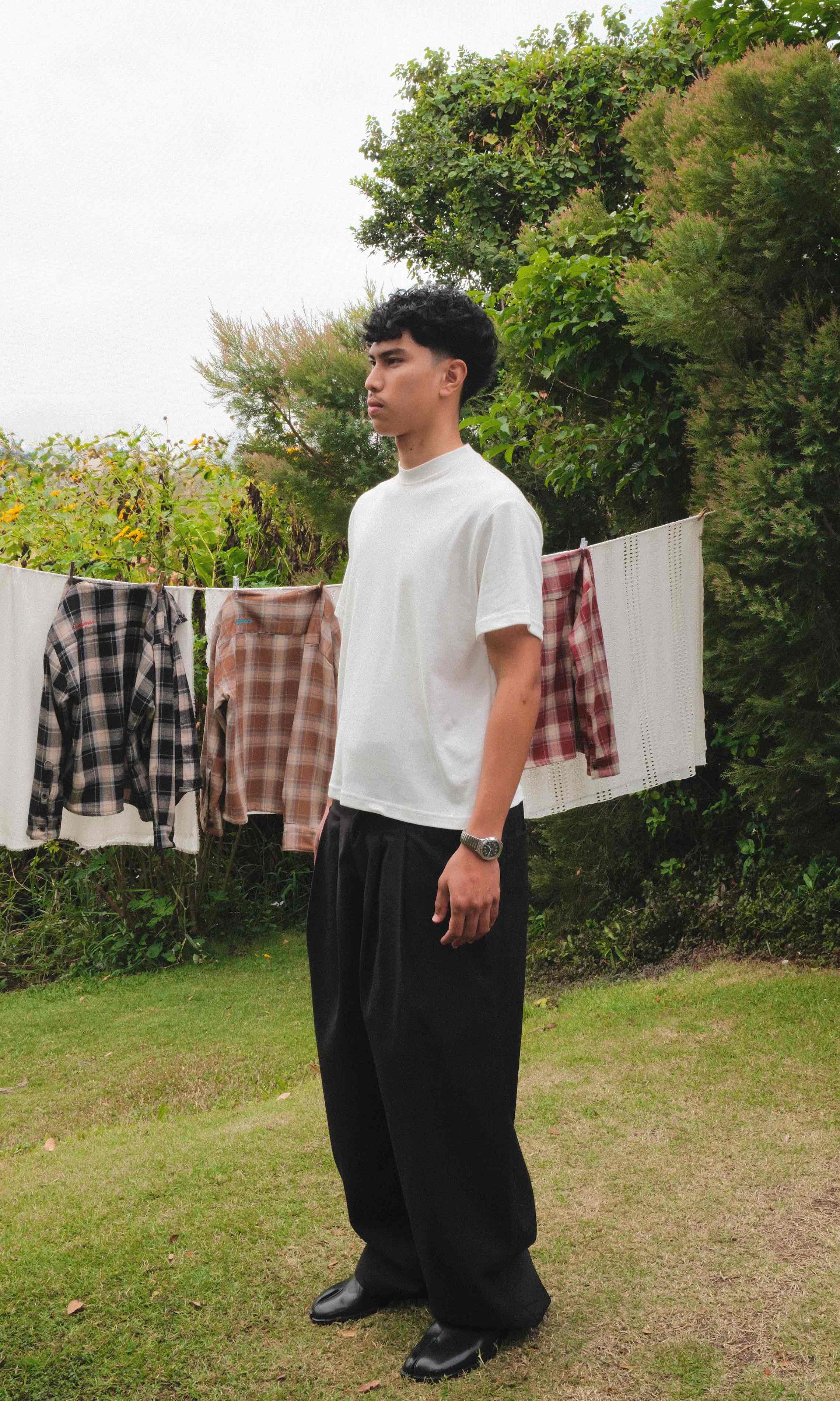 Candy Man BLACK PLEATED PANTS