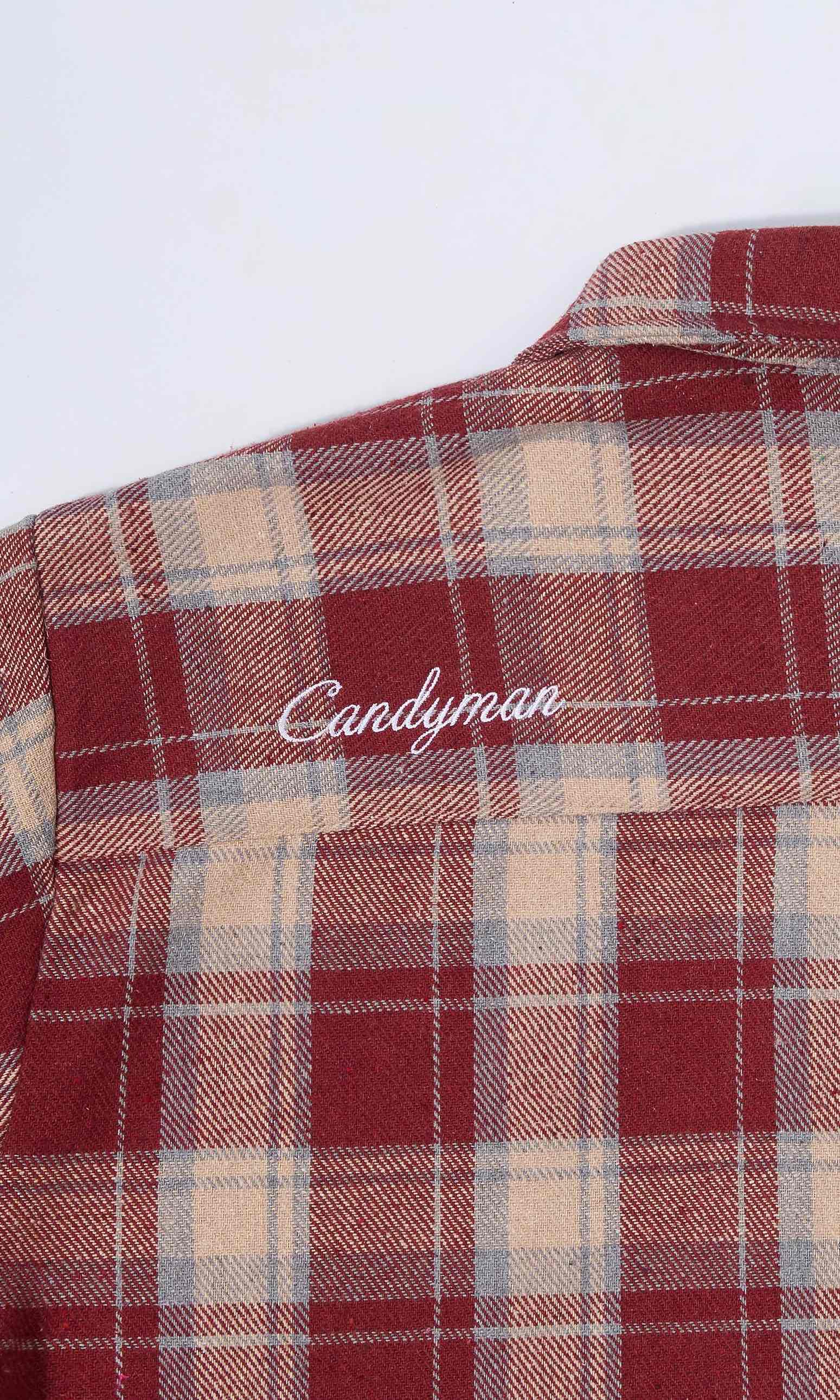 Candy Man WINE FLANNEL