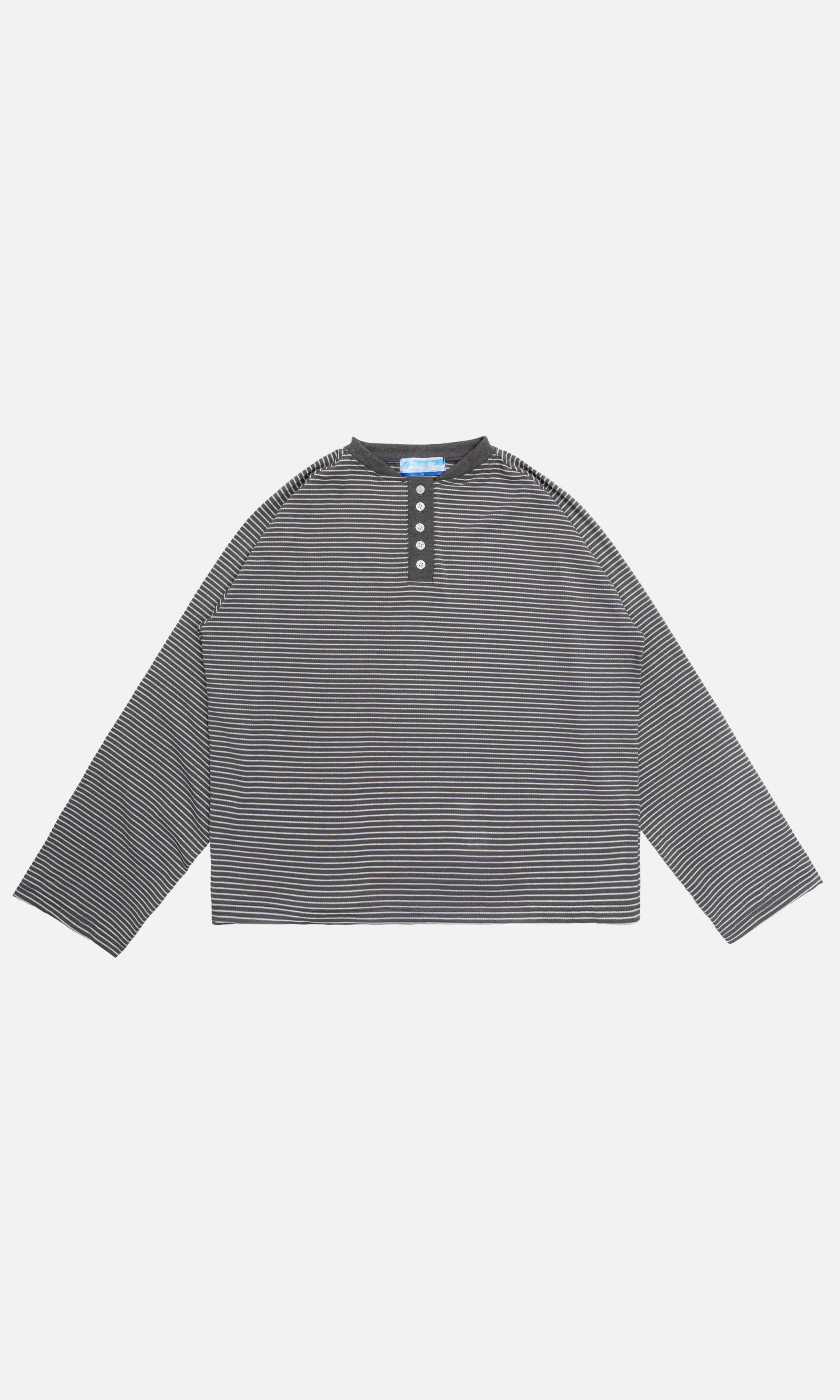 PINTSTRIPE HENLEY LONGSLEEVE