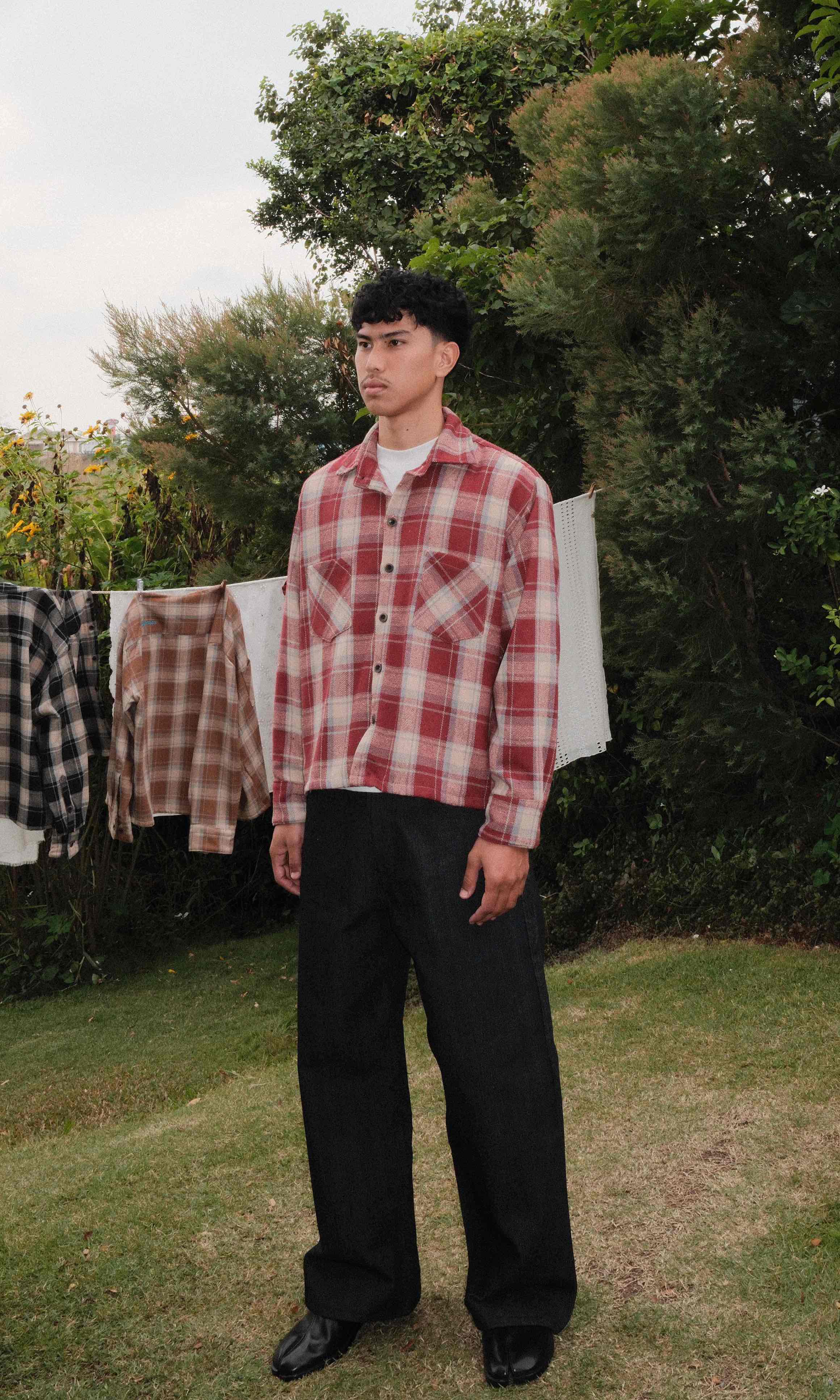 Candy Man WINE FLANNEL