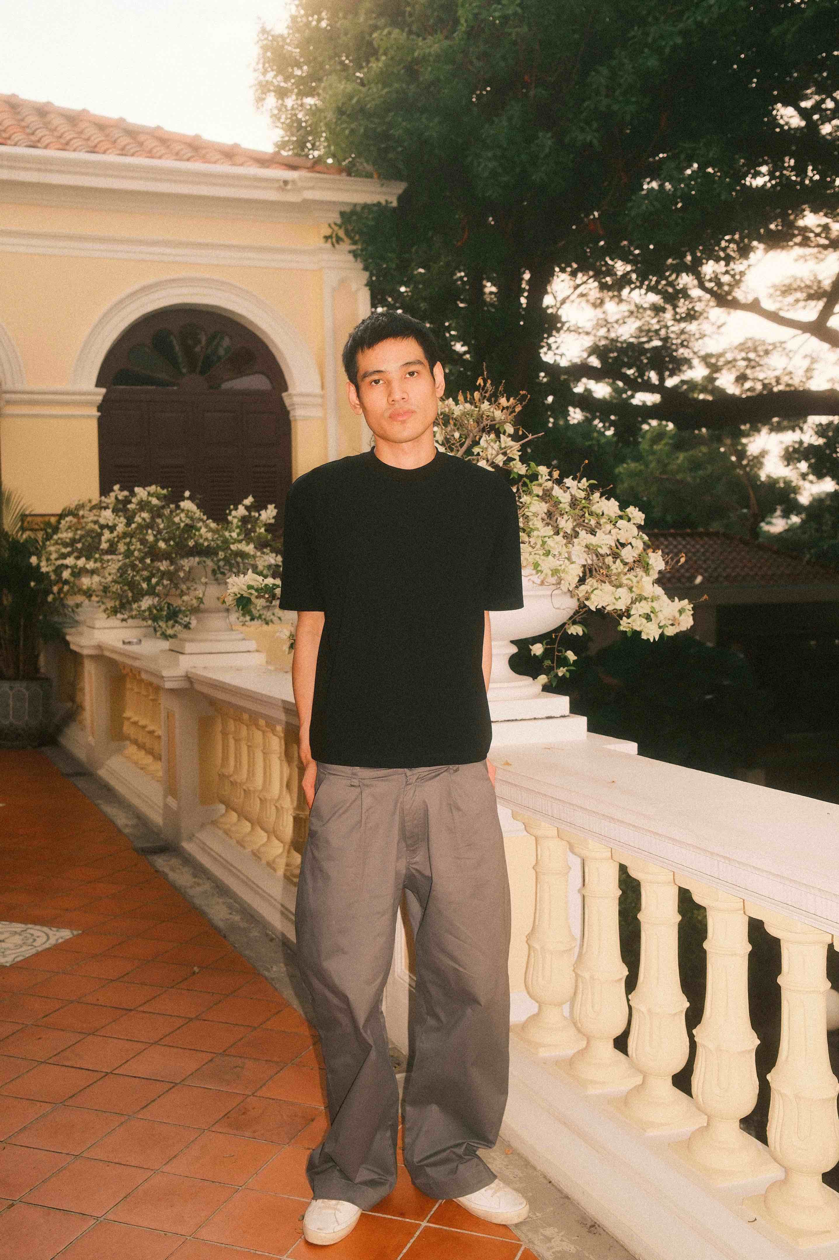 Candy Man GREY PLEATED PANTS