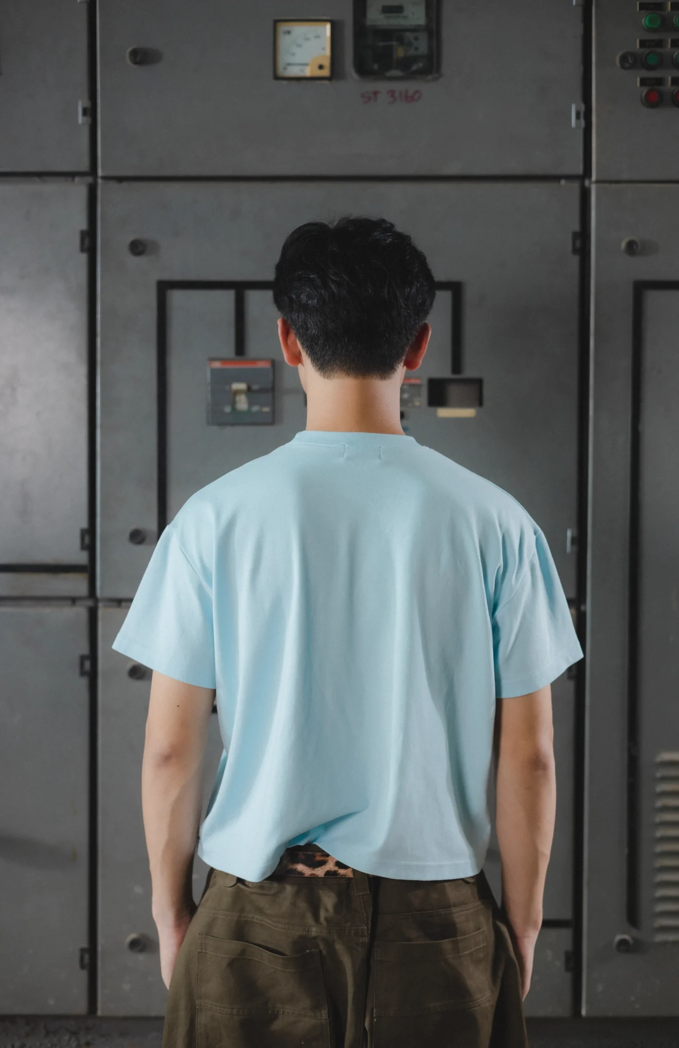 Candy Man Sky Blue Boxy T-shirt